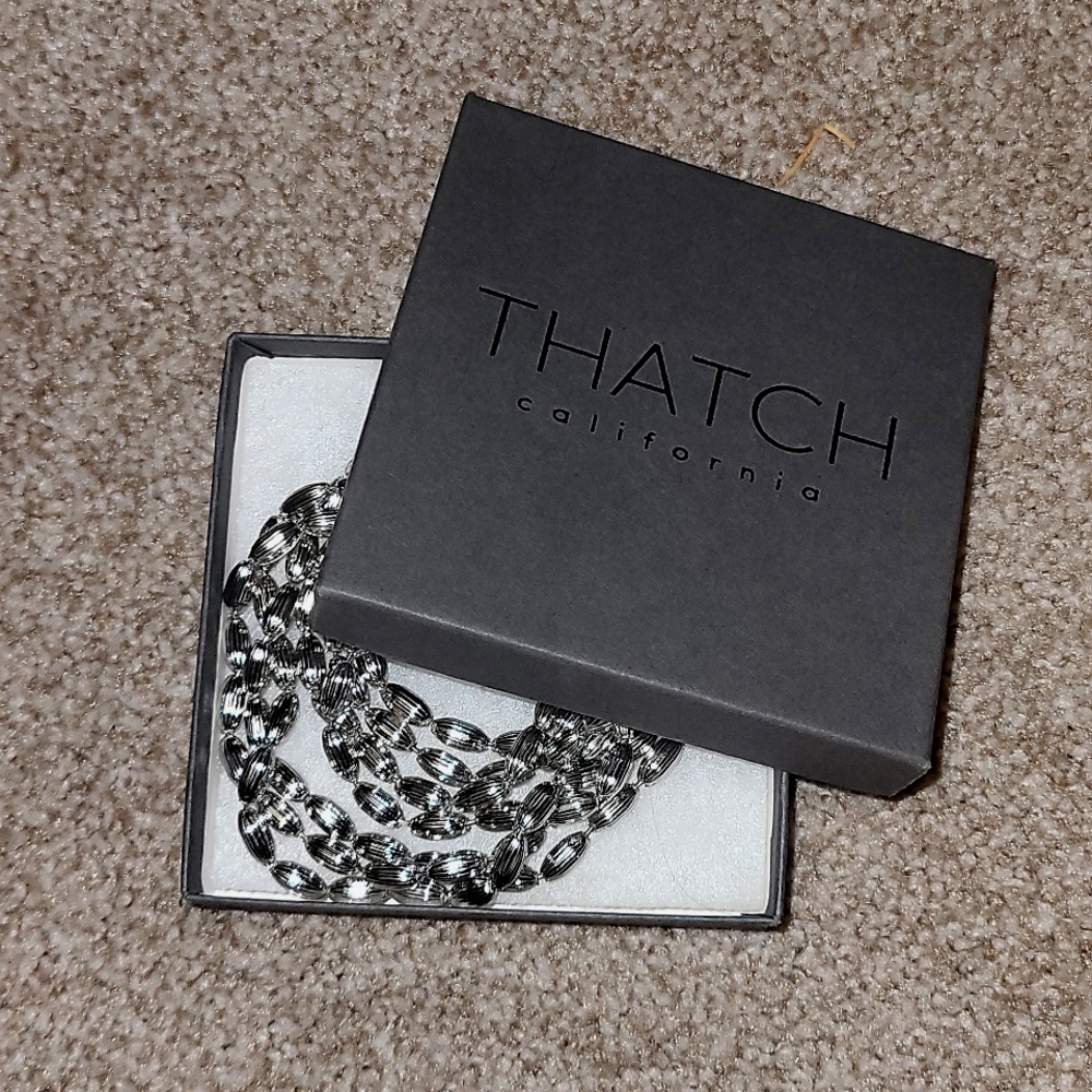 Thatch California Jewelry Neclace Silver